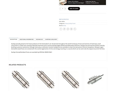 Buy Sankyo Grenadilla Wood Flute Online at $15195