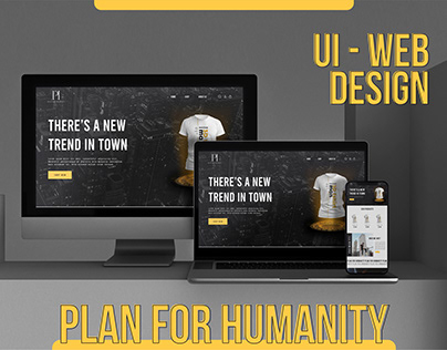 UI/UX , Website Design - Plan For Humanity Brand