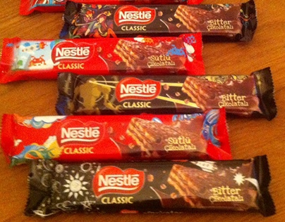 Nestle Classic Wafer Packages
