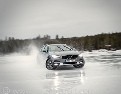 Volvo on ice