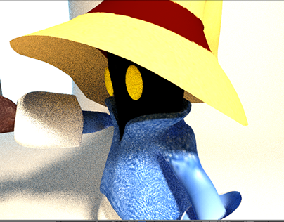 Modelo de personaje 3D Vivi Final Fantasy IX
