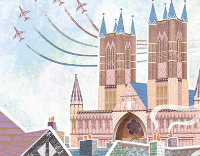 Lincoln Cathedral Illustration