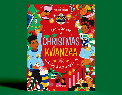 Christmas Kwanzaa Coloring Book Cover
