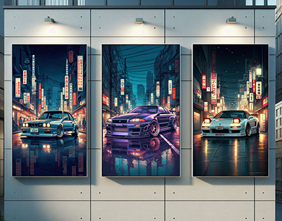 JDM Car Poster Series