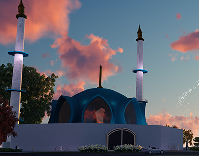 Simulate Kul Sharif mosque, Kazan