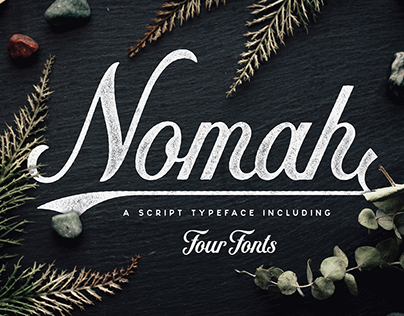 Nomah | A Script Typeface + Bonus