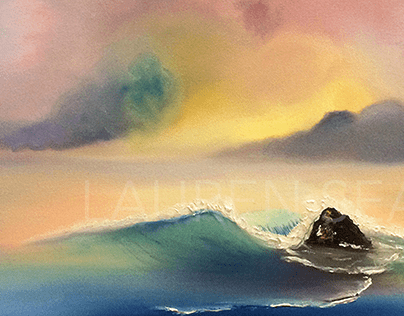 Fine Art Painting Acrylic Oceanscape