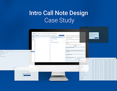 Intro Call Note Design - UX/UI Case Study