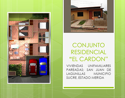 Conjunto Residencial de 37 viviendas el Cardon
