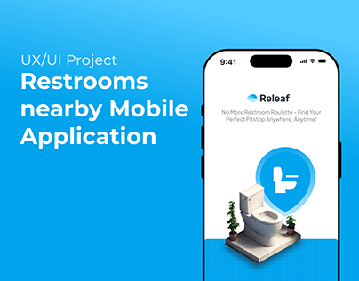 Releaf – Restroom Mobile Application UX/UI