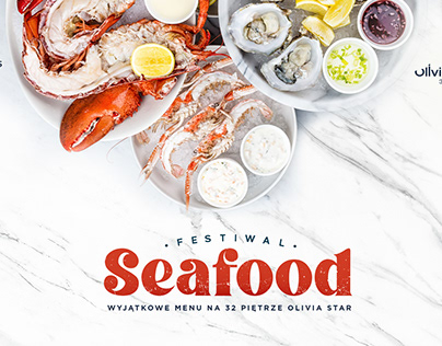 Seafood festiwal - restaurant event social media post