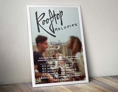 Rooftop Melodies (Event Poster)