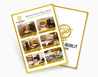 Pearl of Beirut Hotel Suites & Rooms Flyer Design