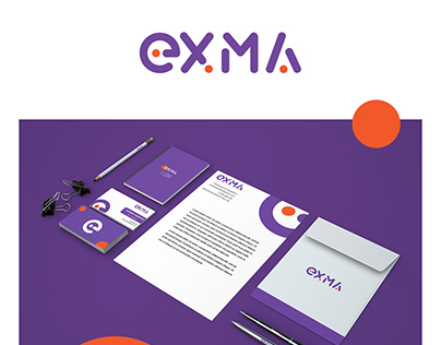 EXMA logo and branding
