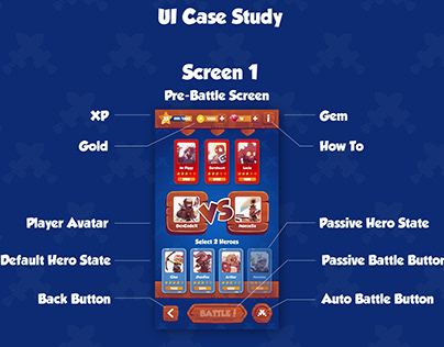 Mobile Game UI Case Study