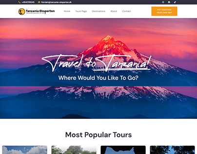 Tanzania Eksperten - A Travel & Tour Website