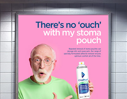 Stoma Pouch Remover Ad Campaign