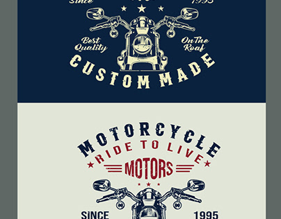 Vintage Bike T shirt Design