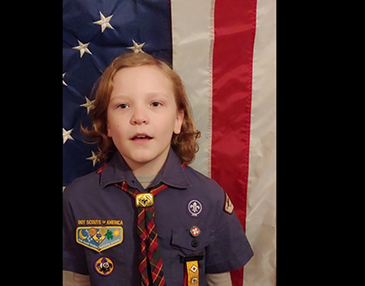Boy Scout Troop Pledge of Allegiance