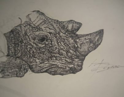 wooden rhino sudan