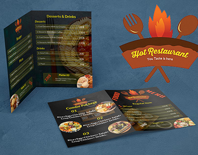Restaurent menu design