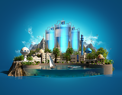 Clean Water Project for Oman — 3D / CGI Mini World