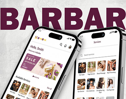 BarBar App || Barber Service Finder App Ui/UX Design