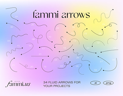 Fammi Arrows | 34 Fluid Arrows from Fammi.us
