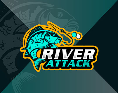 fish mascot logo