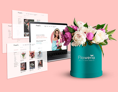 Floweria | Branding | Landing page