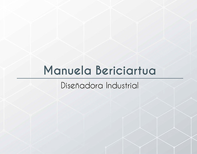 Portfolio Manuela Bericiartua Diseño Industrial 2020