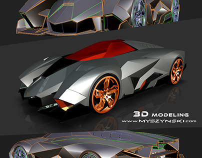Lamborghini 3D Alias model