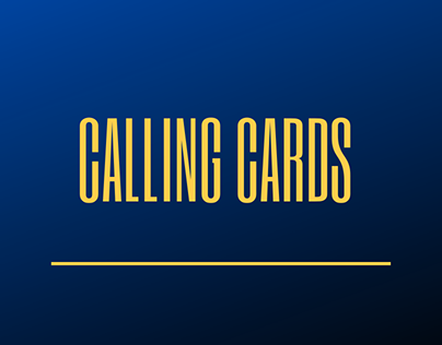 calling cards