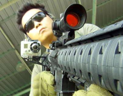 GRIPP FPS Gopro mount for AR milspec rifle stock