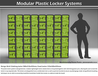 Modular Plastic Lockers