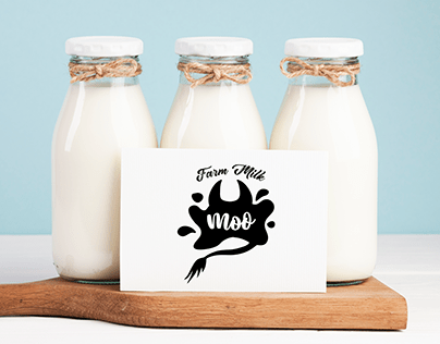 Logo for the production of farmer's milk