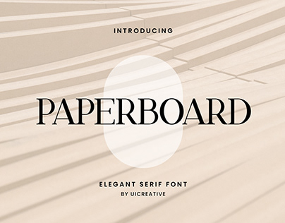 Paperboard Elegant Serif Font