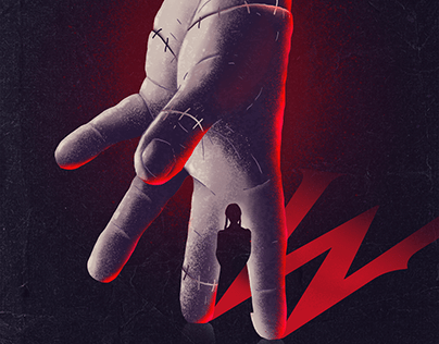 "Wednesday". My tribute poster for the Netflix series.