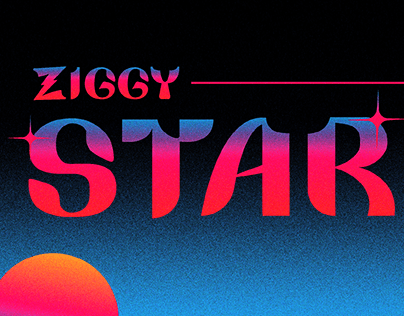 ZIGGY STARDUST Typeface