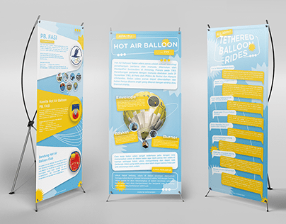 Standing Banner Design for Indonesia Terbang