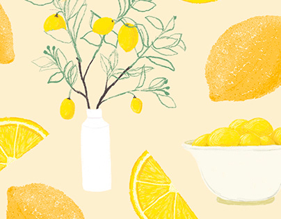 Lemon Study - Digital Drawing