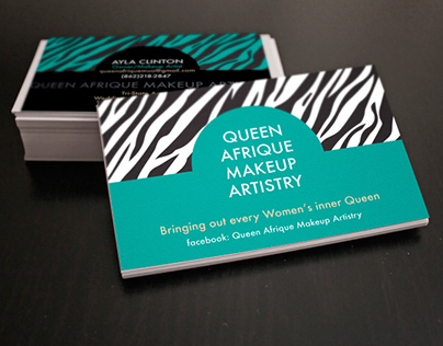 Queen Afrique Makeup Artistry - Branding