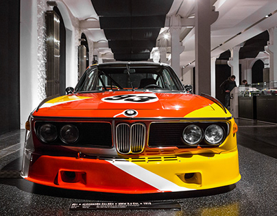 The first BMW Art Car created by Alexander Calder