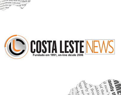 logotipo e identidade visual Jornal Costa Lest News