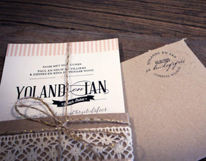 Yolandi & Ian Wedding Stationery