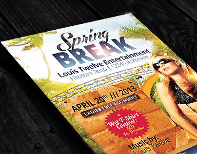 Spring / Summer Break Flyer + Facebook Cover