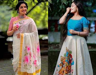 Traditional Women's Onam Outfits with a Modern Twist