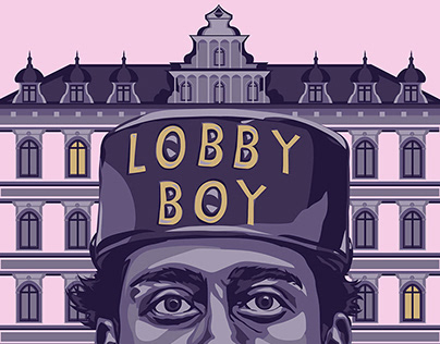 Lobby Boy Post Stamp