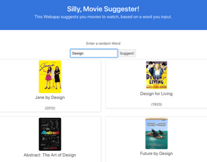 Movie Suggestions Web Application