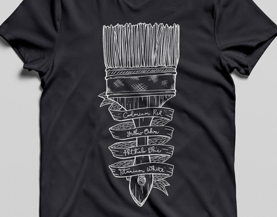 Art Club T-Shirt Design // Illustration